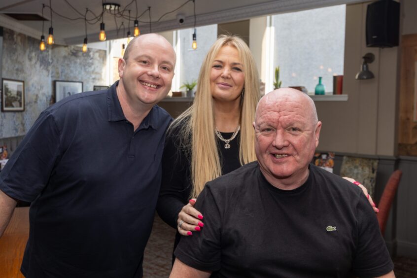 John Anderson, Jill Robertson and Jim Robertson.