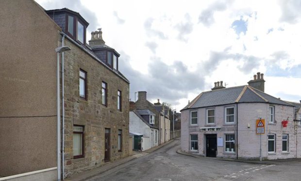 Street view of Bridgend in Buckie