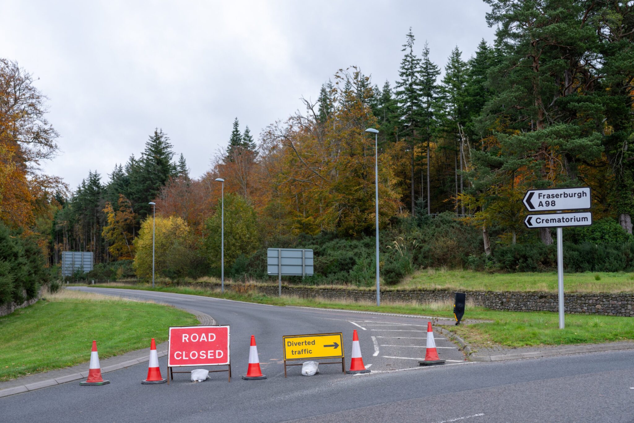 Man hospitalised after crash on the A98 near Fochabers