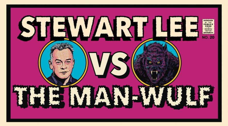 Stewart Lee vs The Man-Wulf show graphic