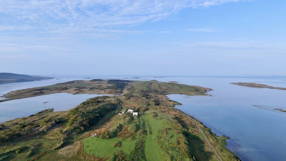 Ulva and the tidal Isle of Danna.