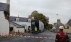 A lorry has hit a historic property in Oldmeldrum