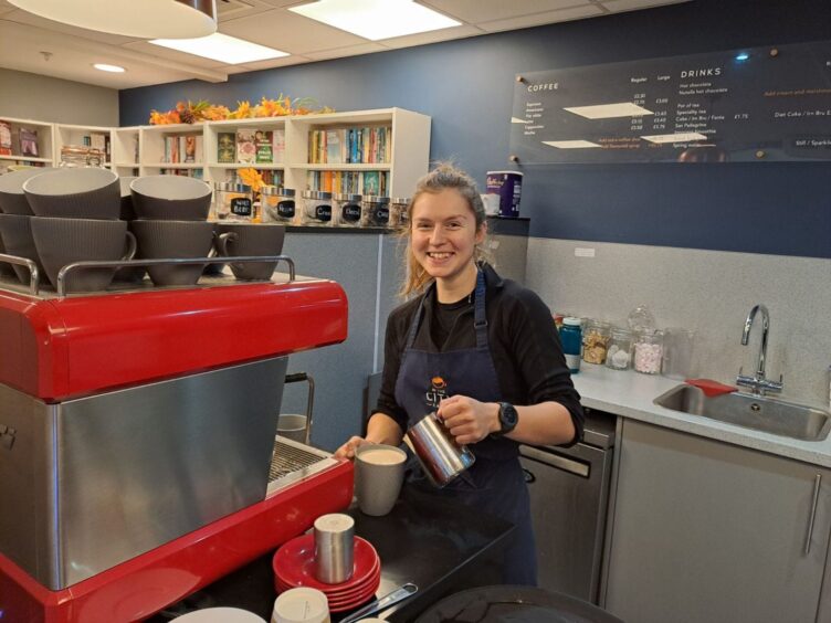 20-year-old Jenny at the Highland Hospice cafe