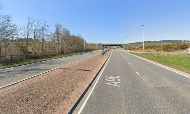 A96 at Craibstone. Image: Google Maps.