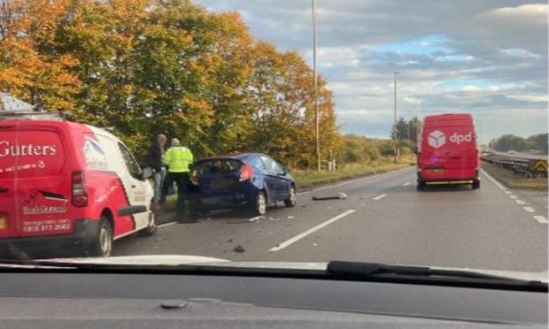 One person was taken to hospital following the crash. Image: Supplied