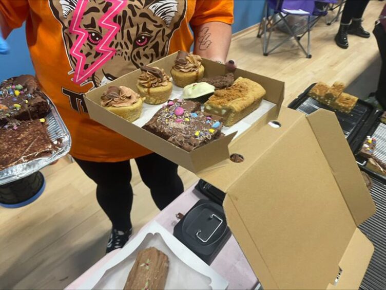 Cakes and bakes at last year's market.