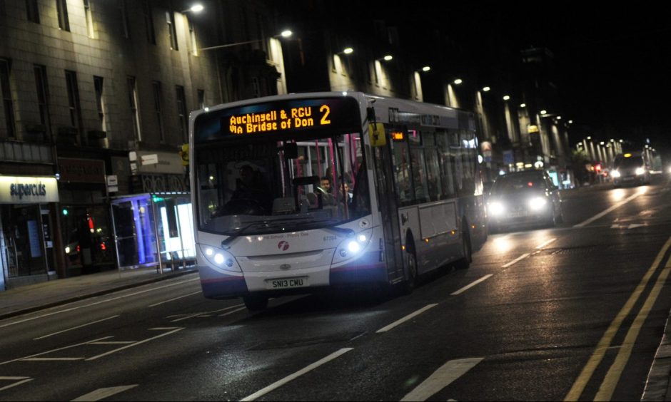 Night buses could be returning to the city and shire. Image: Kath Flannery/ DC Thomson