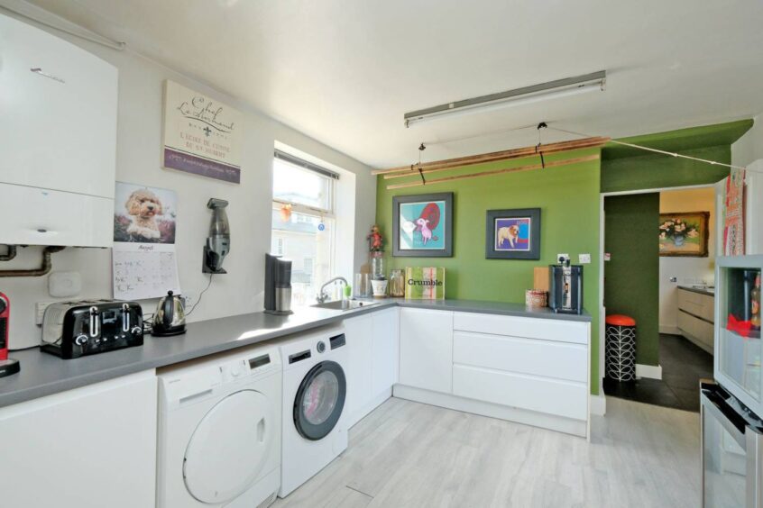 The utility room is a bright space. Image: Ledingham Chalmers Estate Agency