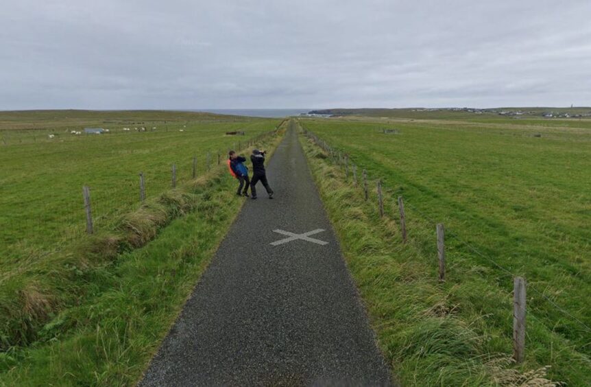 Google Street View hammer sttack Point of Ness Lewis.