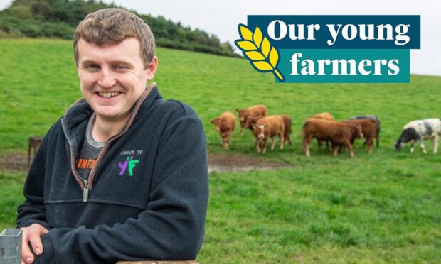 Young farmer Callum Simpson