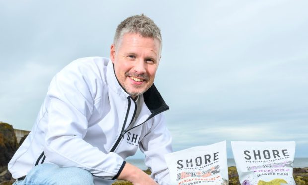 Keith Paterson of Shore seaweed crisps. Image: Shore Seaweed.