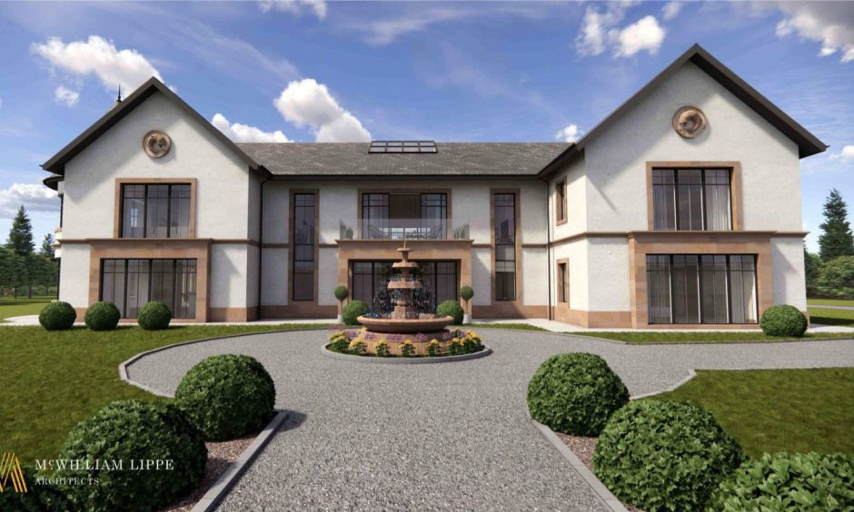 Design images of the new Fraserbugh mansion