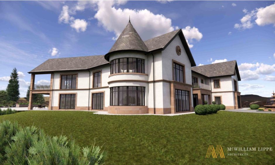 Design images of the new Fraserbugh mansion