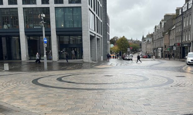 Upperkirkgate, where the collision happened. Image: DC Thomson