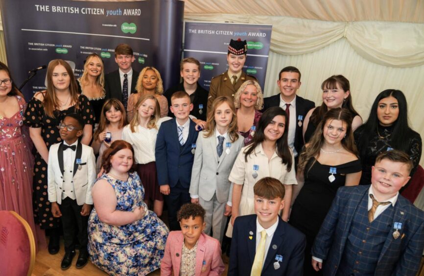 British Citizen Youth Award recipients.