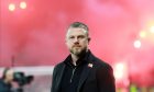 Aberdeen manager Jimmy Thelin during the 6-0 Premier Sports Cup semi-final loss to Celtic at Hampden. Image: Shutterstock