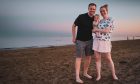 Euan and Hannah on holiday with baby Nula. The couple have recovered from their daughter's difficult birth. Image: Supplied by the Duff family