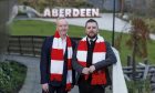 Aberdeen Inspired chief executive Adrian Watson (left) and Aberdeen FC chief executive Alan Burrows in the city centre. Image: Aberdeen FC