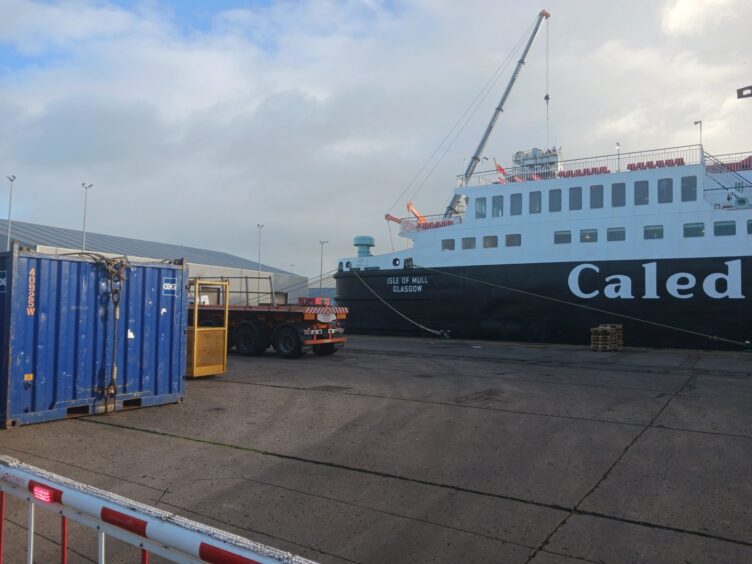 MV Isle of Mull, Aberdeen.