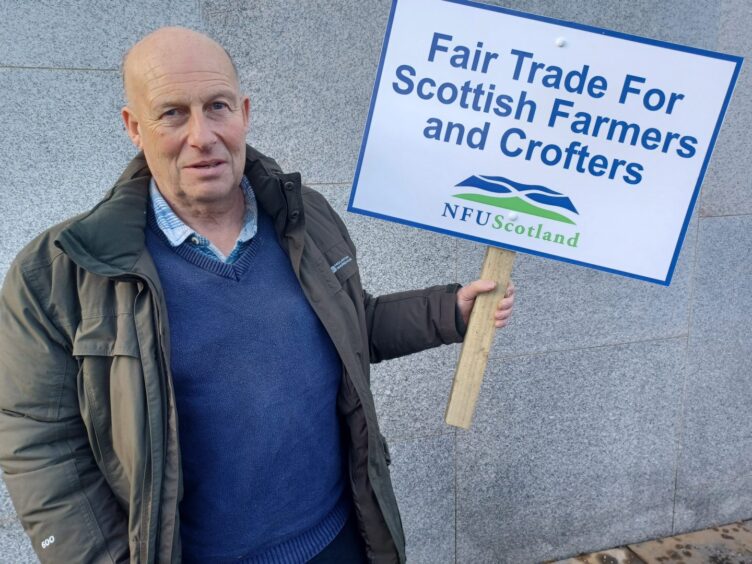 Aberdeenshire farmer Mike Davis. Image: Keith Findlay/DC Thomson