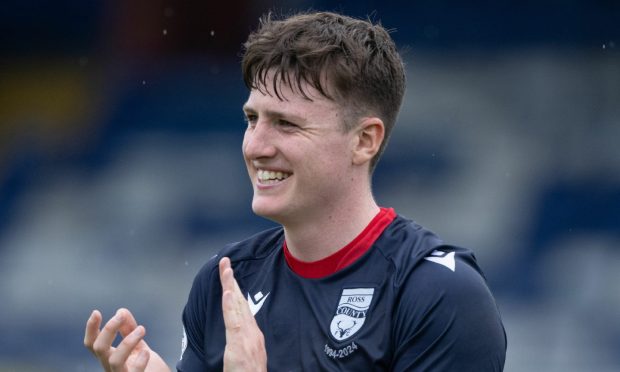 Ross County's Ross Harmon has played 85 times for the club since signing in 2021. Image: SNS.