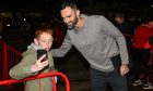 Former Aberdeen goalkeeper Joe Lewis arrives at Pittodrie ahead of the William Hill Premiership match between Aberdeen and Rangers