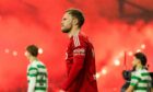 Aberdeen's Nicky Devlin walks out during a Premier Sports Cup semi-final match between Celtic and Aberdeen at Hampden Park, on November 02, 2024, in Glasgow, Scotland. (Photo by Craig Foy / SNS Group)