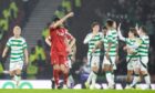 Aberdeen's Graeme Shinnie looks dejected during the defeat by Celtic. Image: SNS