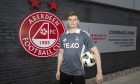 Aberdeen left-back Jack Mackenzie at Cormack Park ahead of the Premiership match against Dundee. Image: SNS