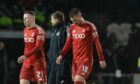 Aberdeen's Ante Palaversa looks dejected at full-time following Aberdeen's defeat at St Mirren. Image SNS.