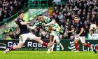 Celtic's Adam Idah scores to make it 5-0 against Ross County. Image: Craig Williamson/SNS Group