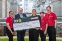 The P&J proudly revealed the final donation to Friends of Anchor at Aberdeen Royal Infirmary.