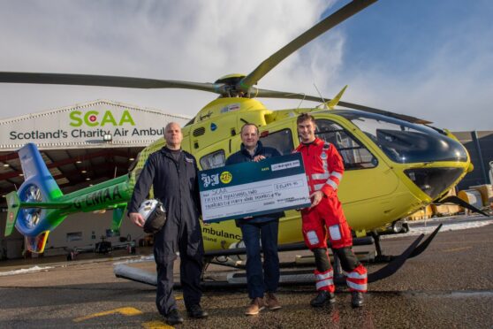 Scotland's Charity Air Ambulance is one of our charity partners.
Image: Kath Flannery/DC Thomson