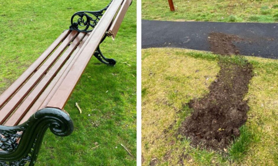 Vandals had previously caused £10,000 worth of damage to the park. Image: Pact