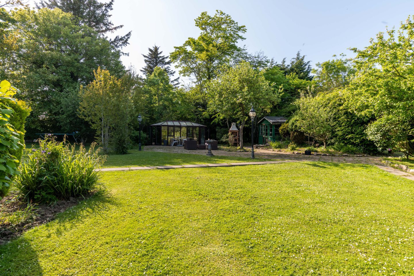 The gardens at Hilburn House