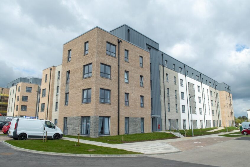 Aberdeen City Council moved tenants into flat at Wellheads in Dyce in May 2021. Image: Aberdeen City Council