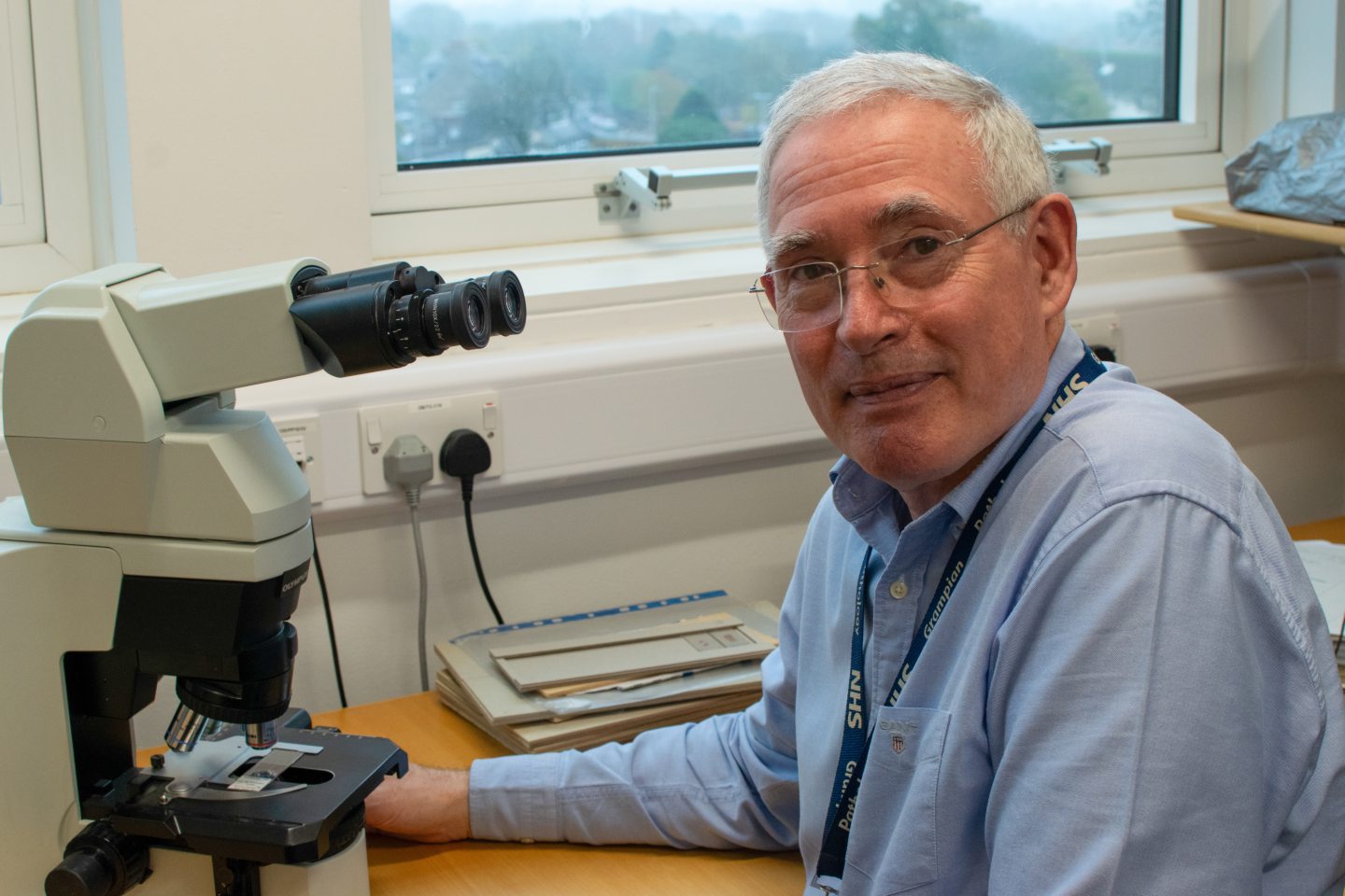 George King at Aberdeen Royal Infirmary 