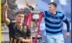 Huntly's Angus Grant, left, and Lachie MacLeod of Banks o' Dee are aiming to get their hands on the Evening Express Aberdeenshire Cup.