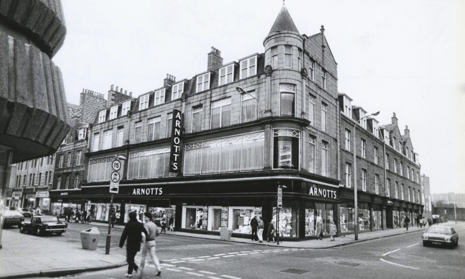 Arnotts in November 1985 when its closure was announced. Image: DC Thomson