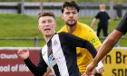 Striker Olly McDonald in action this season for Elgin City.