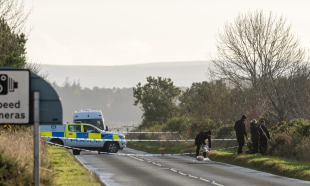 Officers have been carrying out searches of an area around 300m south of Lossiemouth. Image: Jasperimage