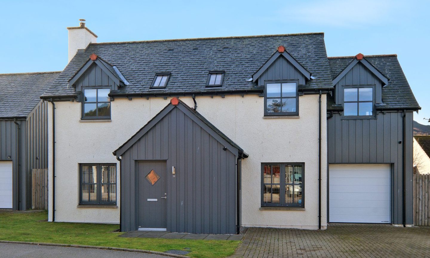 This striking Braemar home has a Scandi feel to it.