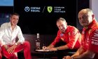 Chivas Regal/Ferrari Scuderia partnership agreement.