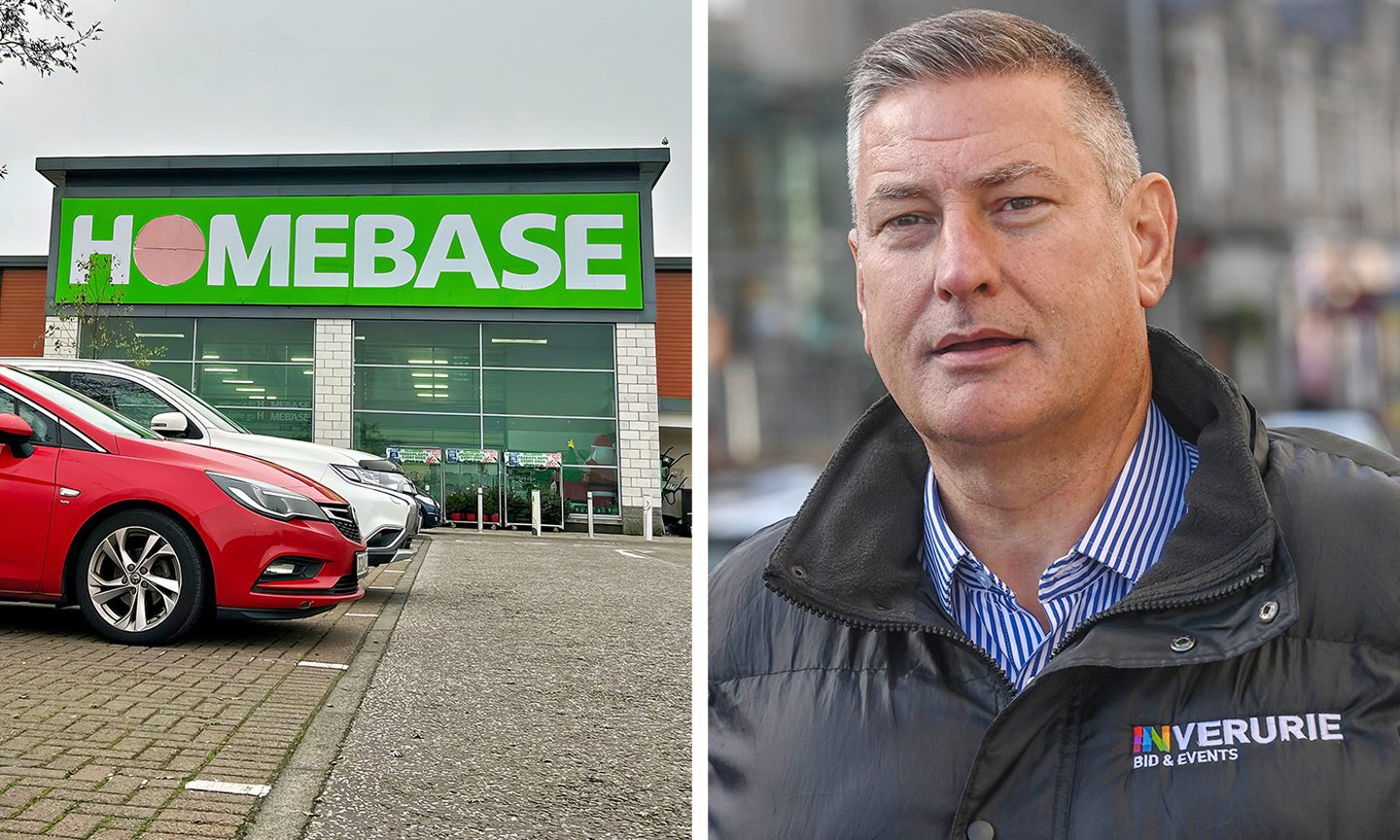 Derek fears that the retail park won't be able to cope with the influx of shoppers. Image: Darrell Benns/ Roddie Reid/ DC Thomson