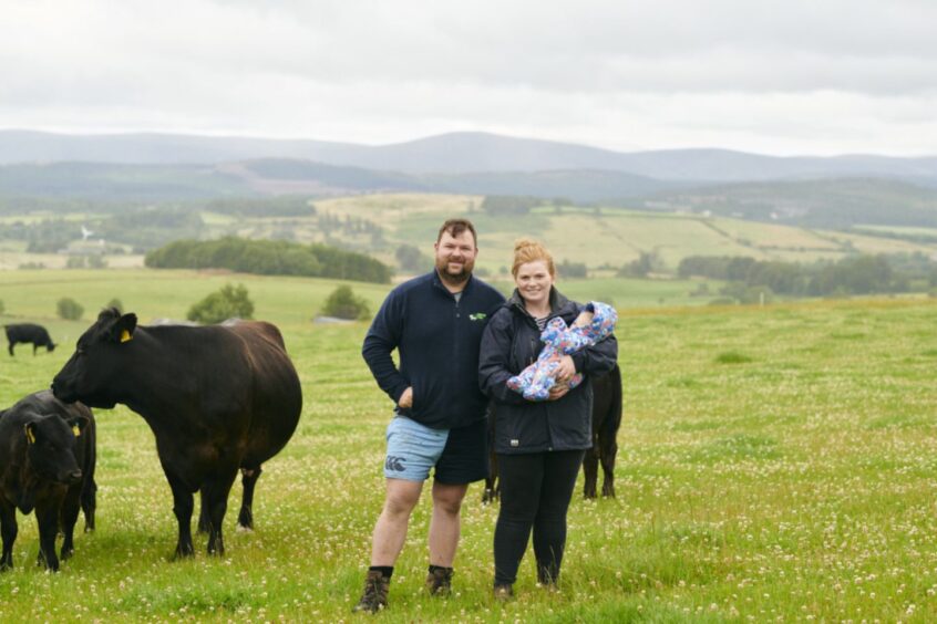 Duncan and Claire Morrison at their Deeside Monitor Farm.