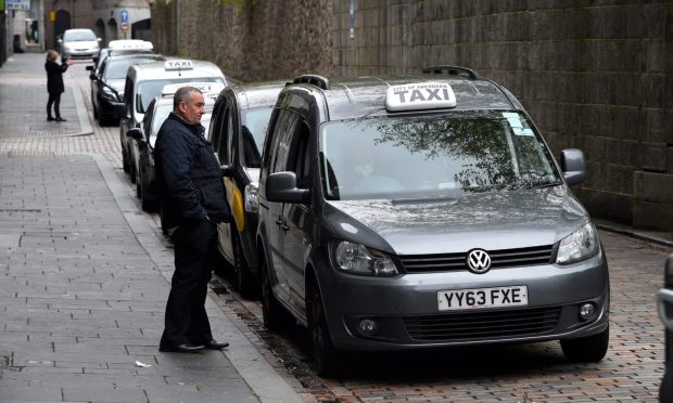 Aberdeen taxi lane.