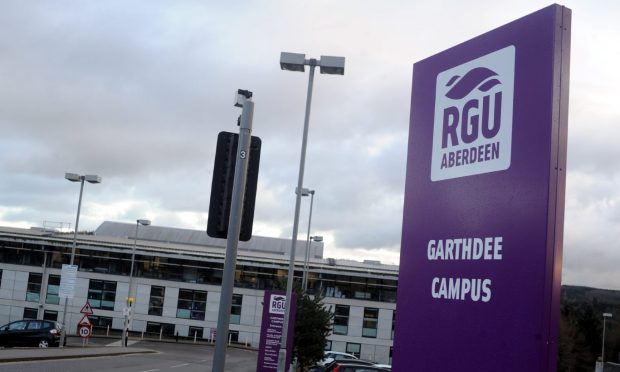 RGU chiefs were scolded by locals over their handling of the situation. Image: Darrell Benns/ DC Thomson