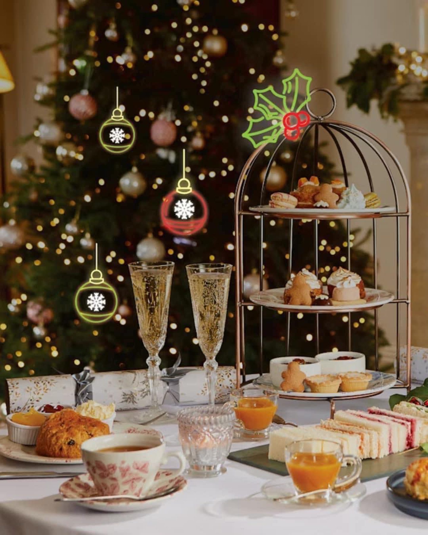  Festive afternoon tea at Drumossie