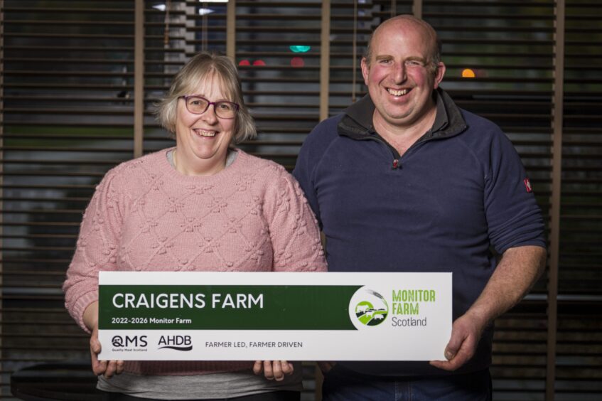 Petra and Craig Archibald, who run a Monitor Farm on Islay. 