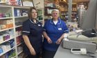 Wilma Johnston and Sheila Munro work at Clarks Pharmacy which has been heavily impacted by the traffic lights.